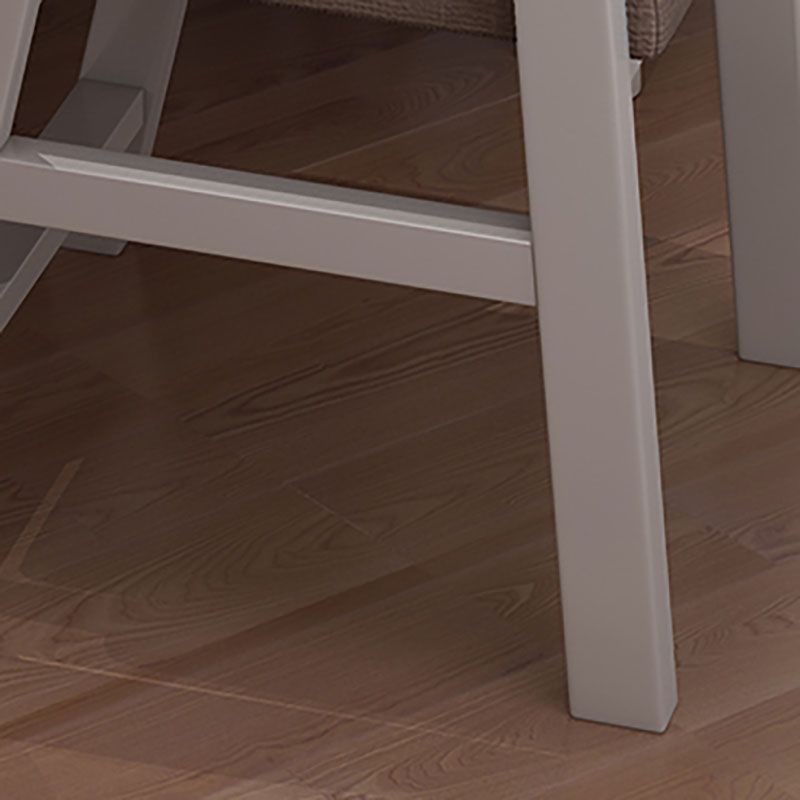 Contemporary Style Kitchen Chair Dining Arm Side Chair with Wooden Legs