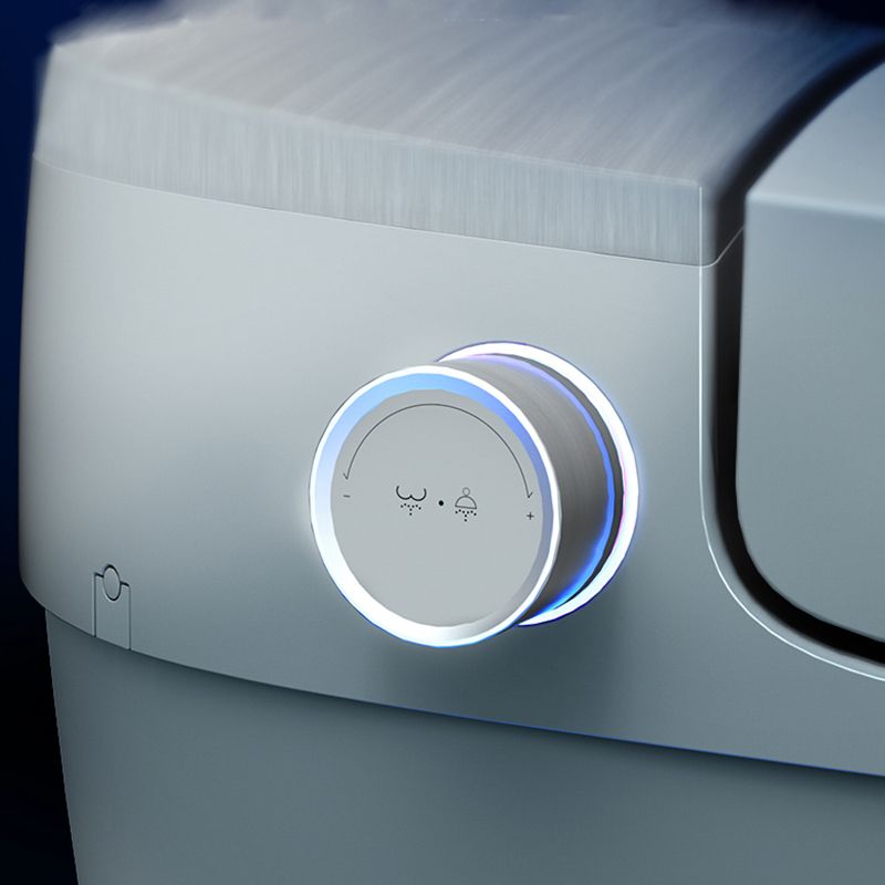 Contemporary Floor Mounted Flush Toilet Ceramic Siphon Jet Urine Toilet for Washroom