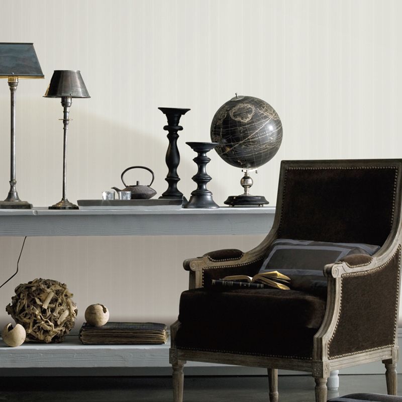 Pastel Color Ticking Stripe Wallpaper Waterproof Modern Dining Room Wall Covering