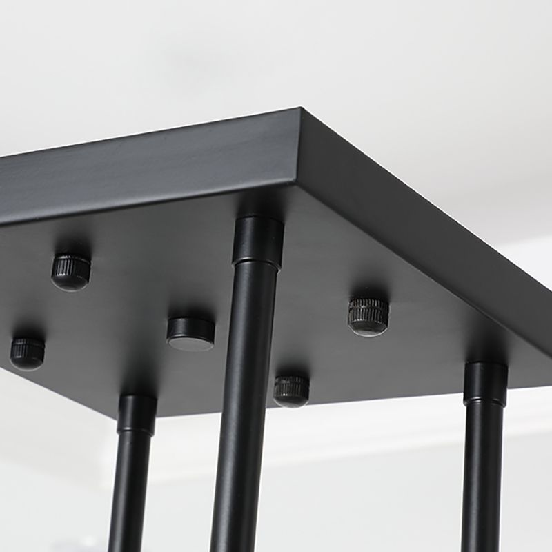 Éclair de lustre en tissu de lampe suspendue minimaliste pour le salon