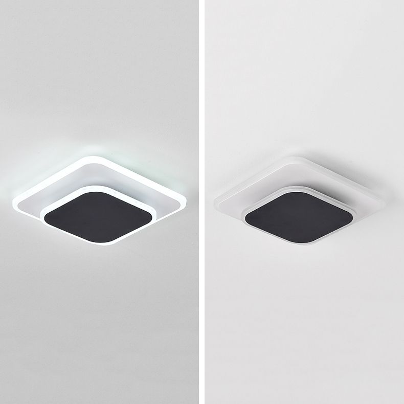 Lámpara de techo LED de montaje empotrado contemporánea para dormitorio