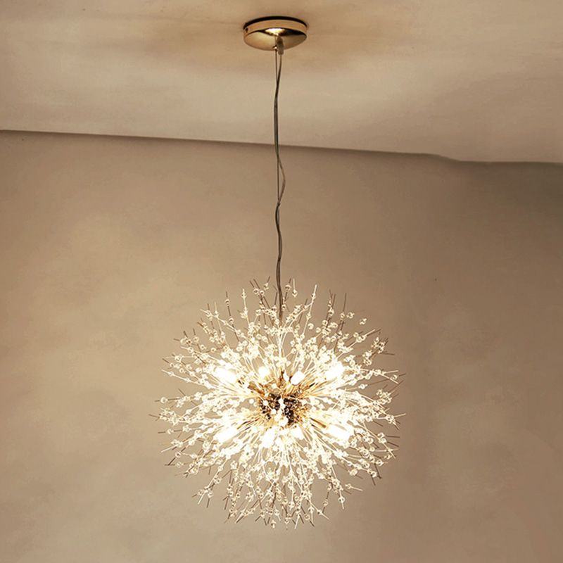 Dandelie Opgehangen verlichtingsarmatuur Moderne hangende hanglampen met meerdere hoofdlichten