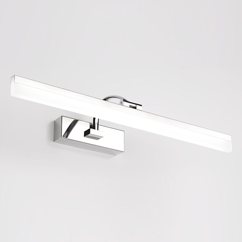 Modern Mirror Front Light LED Vanity Light with Acrylic Shade for Bathroom