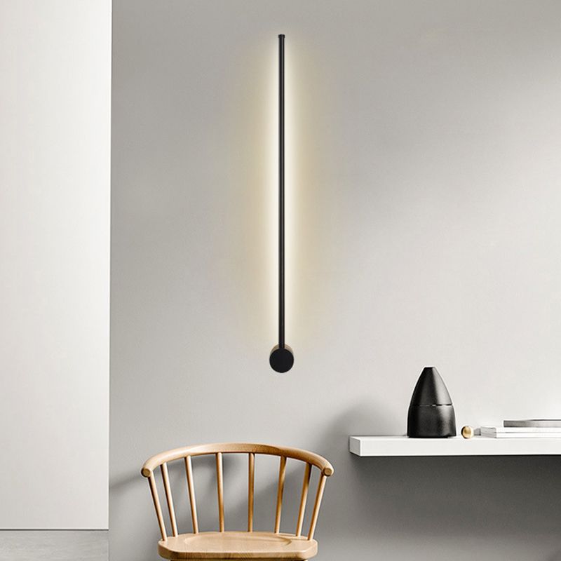 1 Light Linear Wall Light Modern Metal Wall Sconce for Bedroom