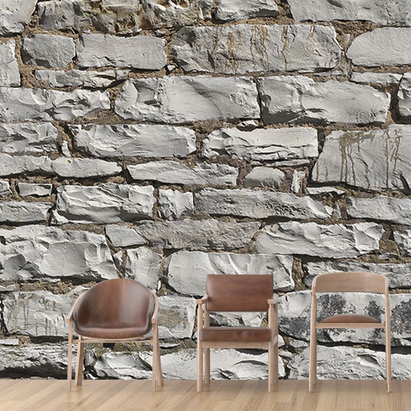 Brick Wall Mural Industrial Wallpaper Horizontal Photography Living Room Wall Covering