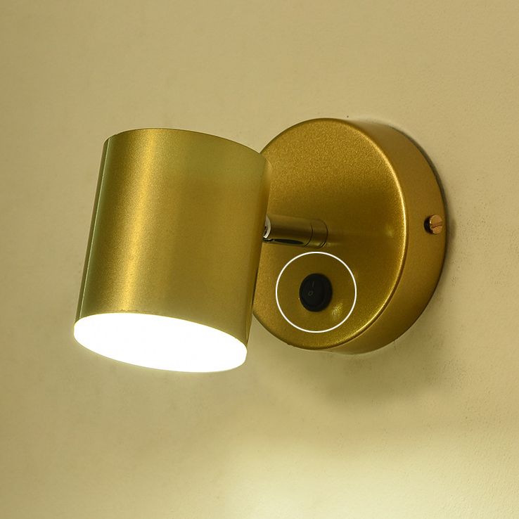 Luminaire à applique cylindrericale Métal de style moderne 1 appliques lumineuses