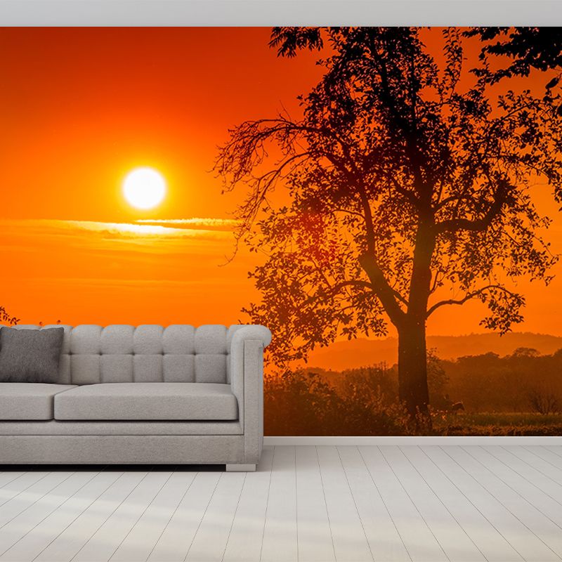 Contemporary Style Sky Scenery Mural Eco-friendly Home Decor for Bedroom