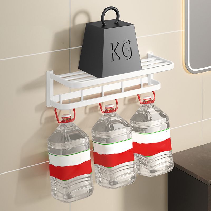 Modern White Bath Hardware Set Bath Shelf Paper Holder Bathroom Accessory Kit