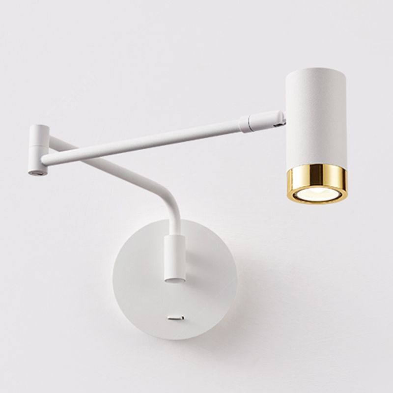 Metall Halbzylinder Schattenschwung Armwand Beleuchtung moderner Stil 1 Lichtleuchte Lampe