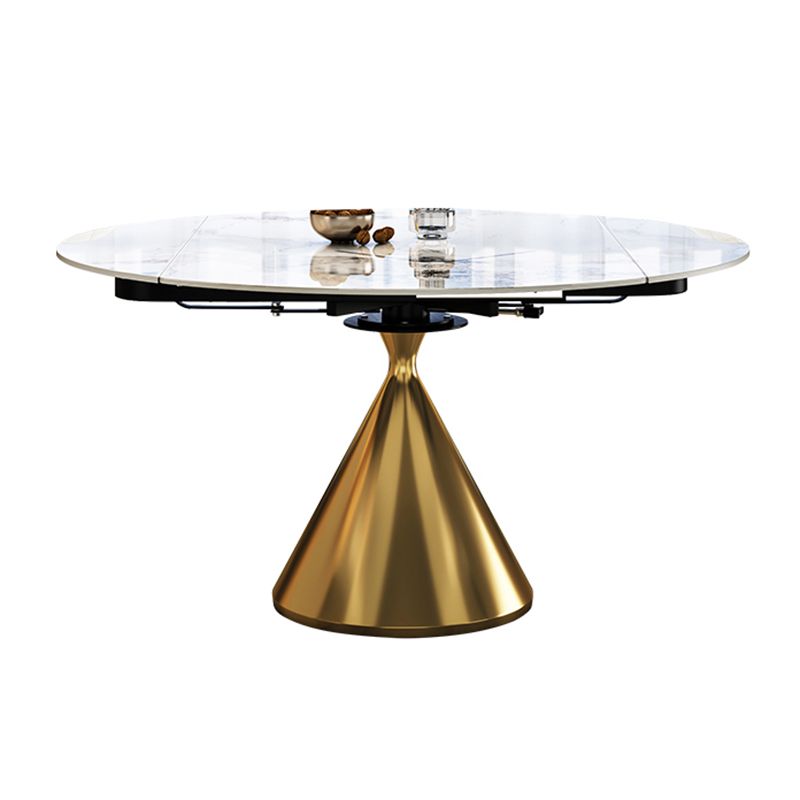 Contemporary 1/2/5/7 Pieces Furniture Round Stone Dining Set for Home
