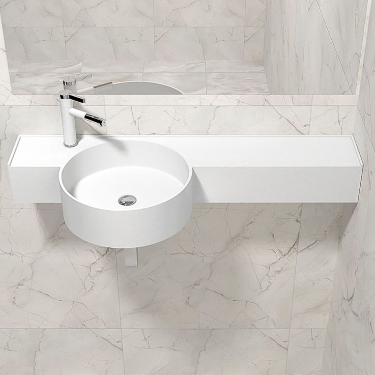 Modern Bathroom Sink Man Made Rock Specialty Vessel Bathroom Sink(Not Including Faucet)