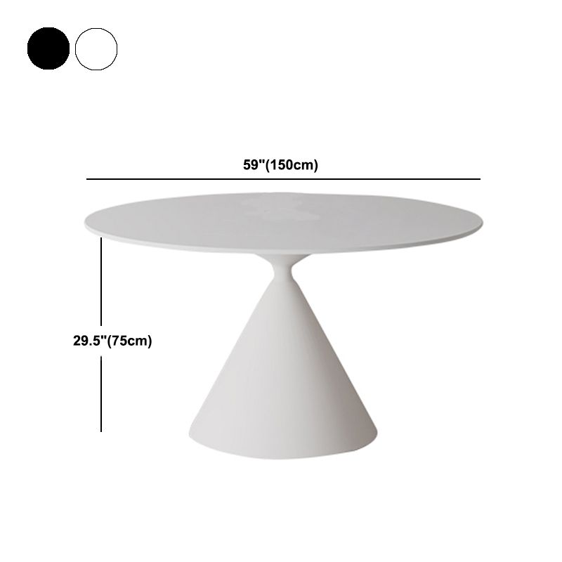 Sintered Stone Home Dining Table Modern Round Dining Room Table