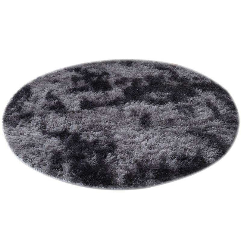 Funky Tie Dye Printed Rug Comfort Shag Area Rug Polyester Anti-Slip Backing Carpet for Home Decor