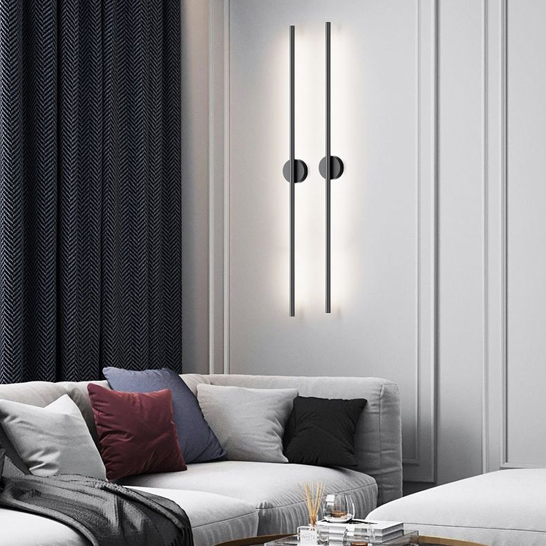 Luz de la pared lineal Medida de luz LED de metal LED de estilo minimalista Luz de luz Luz de luz