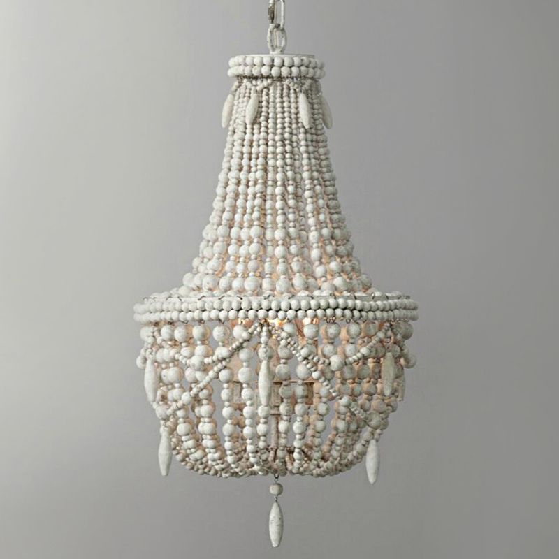 Panier en bois CHANDELIER COUNTRAL 3 LIGRES PENDANT LE SOIX LAMPE