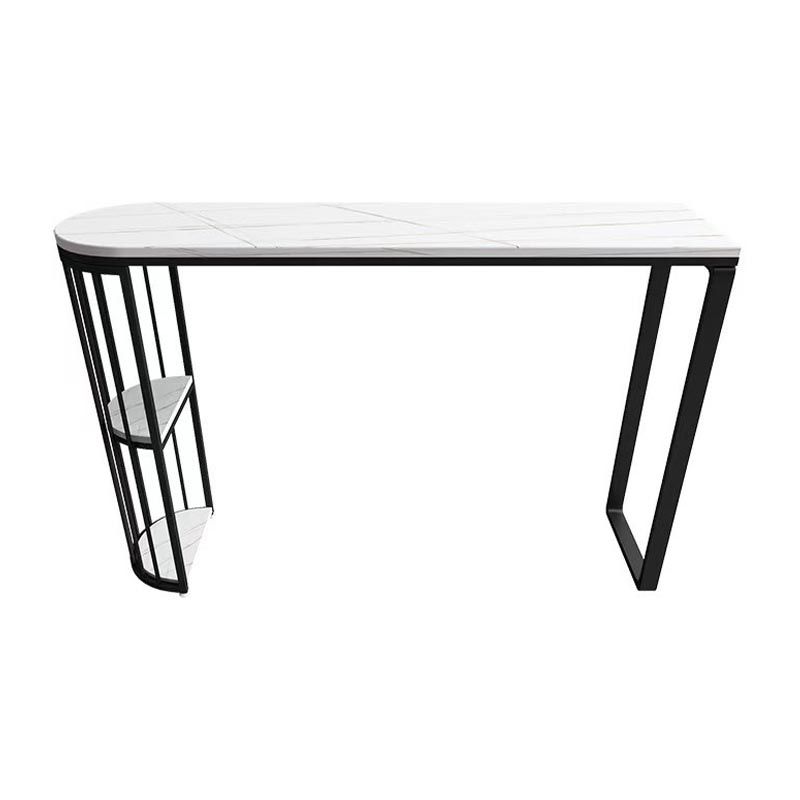 Modern 1/3/5 Pieces Bar Table Set Stone Counter Table with High Stools