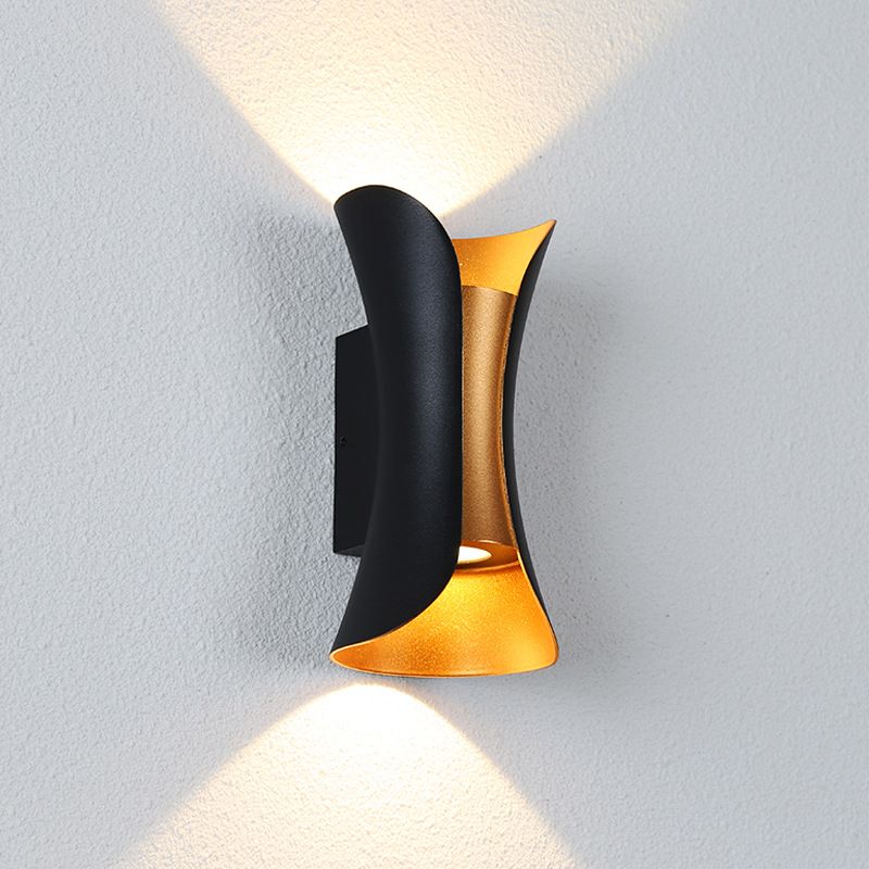 Modern Aluminum Wall Light Geometric Lighting Wall Sconce for Exterior Spaces