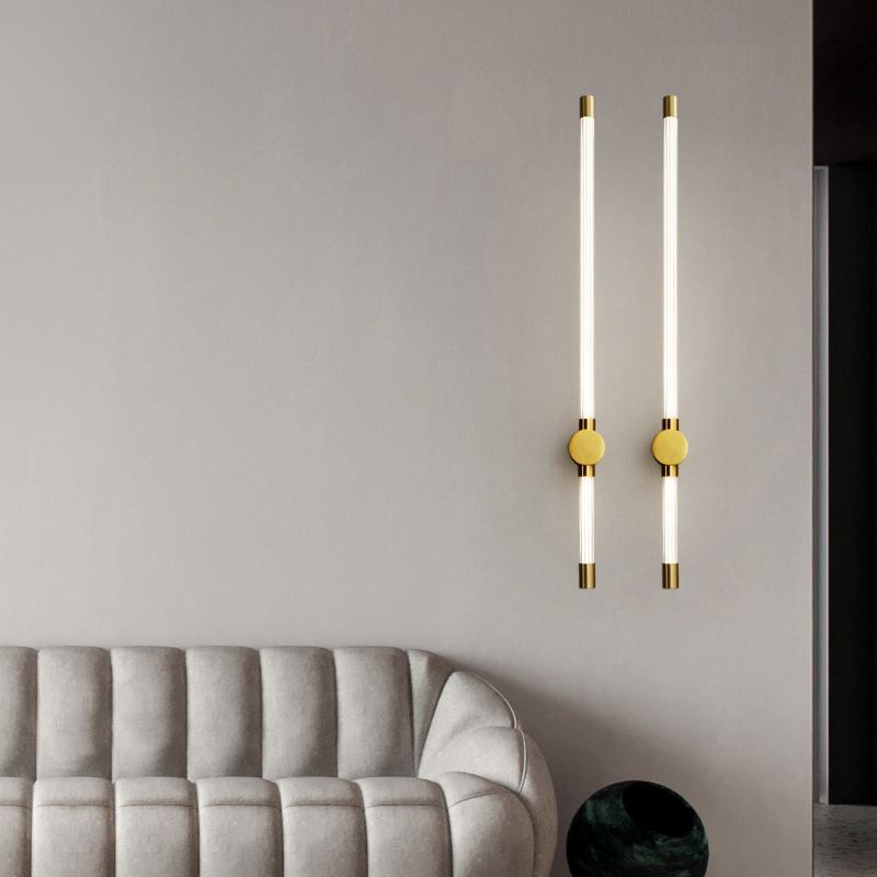 Modern Style Linear Wall Light Sconces Metal Wall Lighting Ideas