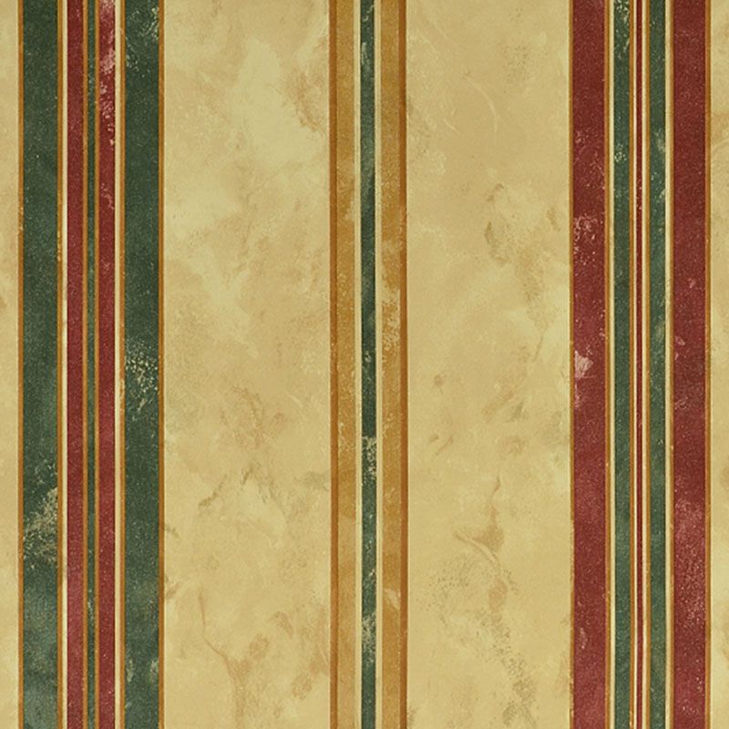 Retro Vertical Stripe Wallpaper Roll in Natural Color Home Decorative Wall Covering, 20.5" by 33'
