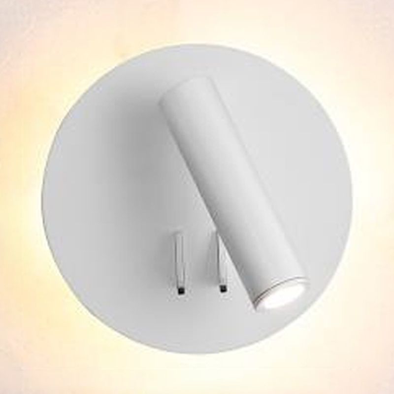 Modern Wall Sconce Simple LED Wall Mount Lamp with Acrylic Shade for Living Room