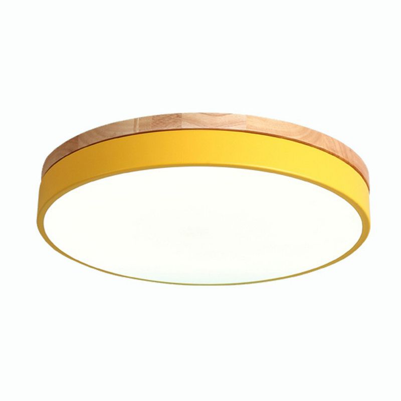 Cirkelvormige slaapkamer inbouwverlichting Acryl simplistische LED-inbouwarmatuur