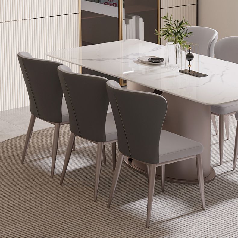 Designer Style Sintered Stone Top Dining Set 1/4/5/7 Pieces Dining Table with Chairs