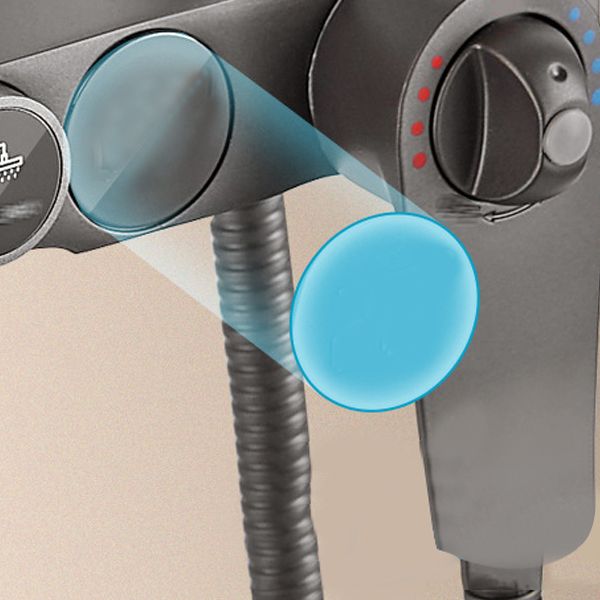 Adjustable Spray Pattern Shower Combo Metal Shower Faucet  Arm Shower Head