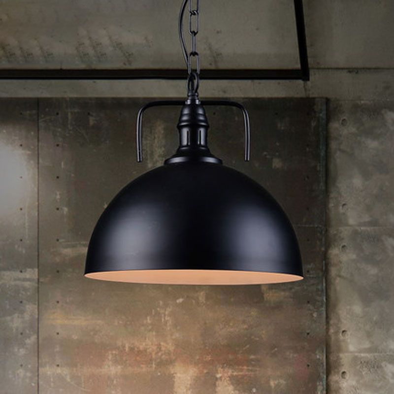 Plafondhangende lamp met metalen schaduw voor eetkamer woonkamer