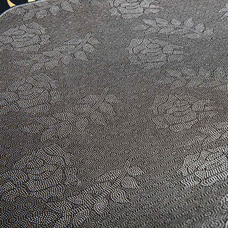 Trendy Geometry Pattern Rug Polyester Area Carpet Non-Slip Backing Carpet for Living Room