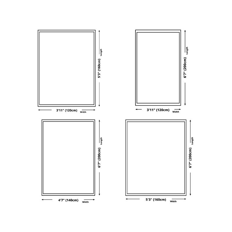 Novelty Colorblock Rug Morandi Color Area Rug Polyester Easy Care Carpet