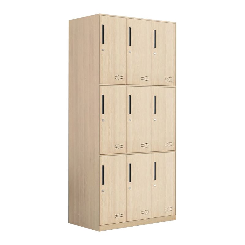 Metal Matte Finish Wardrobe Industrial Storage Cabinet with Hinged Doors
