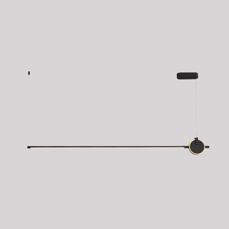 Éclairage d'éclairage à île moderne 1 Light Suspension LED de restaurant Light avec une teinte acrylique