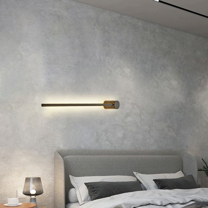 Iluminación de pared LED de aluminio Media Moder Minimalista Minimalista Luz de luz lámparas para sala de estar