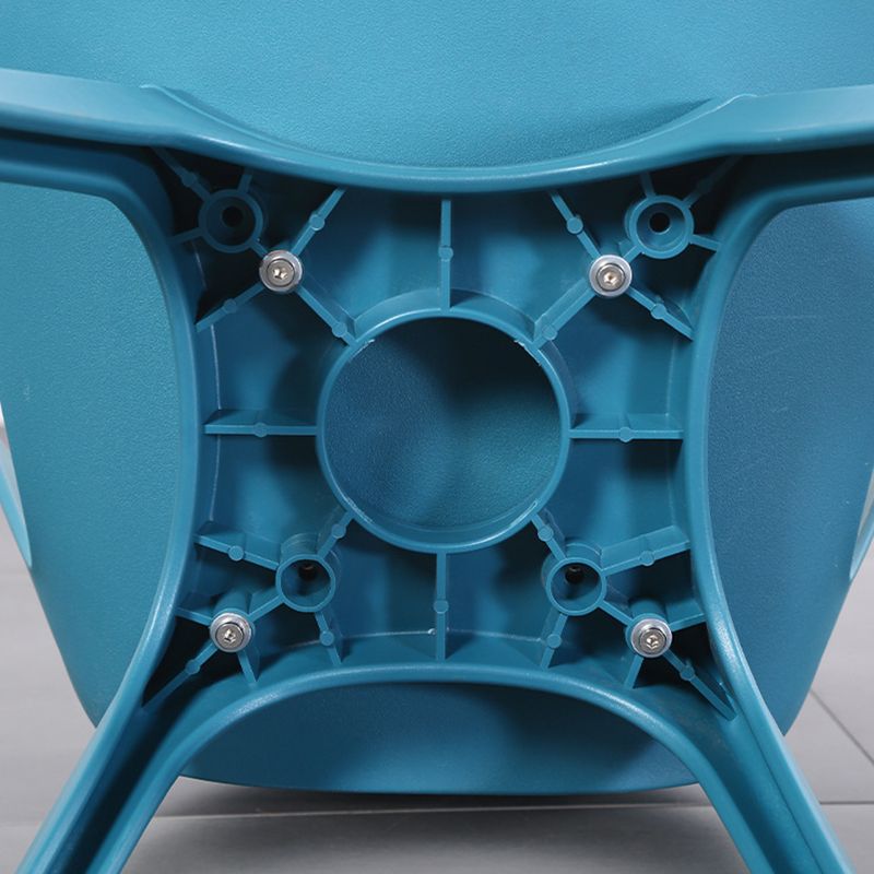 Contemporary Kitchen Dining Chair Vinyl Open Back Side Chair