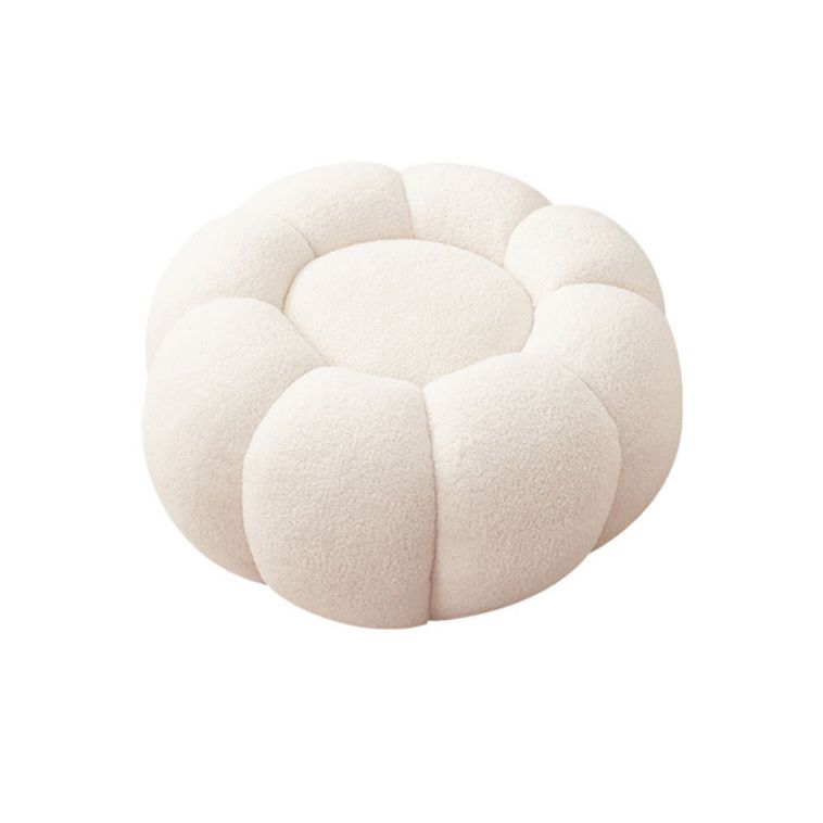 Contemporary Papasan Chair with Sewn Pillow Back and Solid Wood Frame