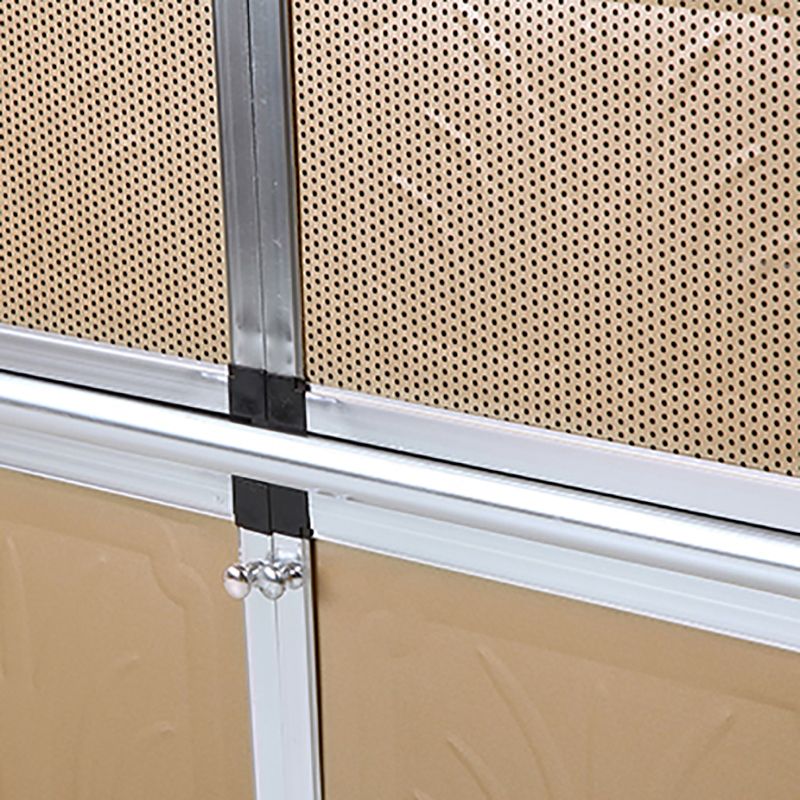 47.5"L Modern Style Sideboard with Metal Cabinets Door Sideboard for Kitchen Dining Room