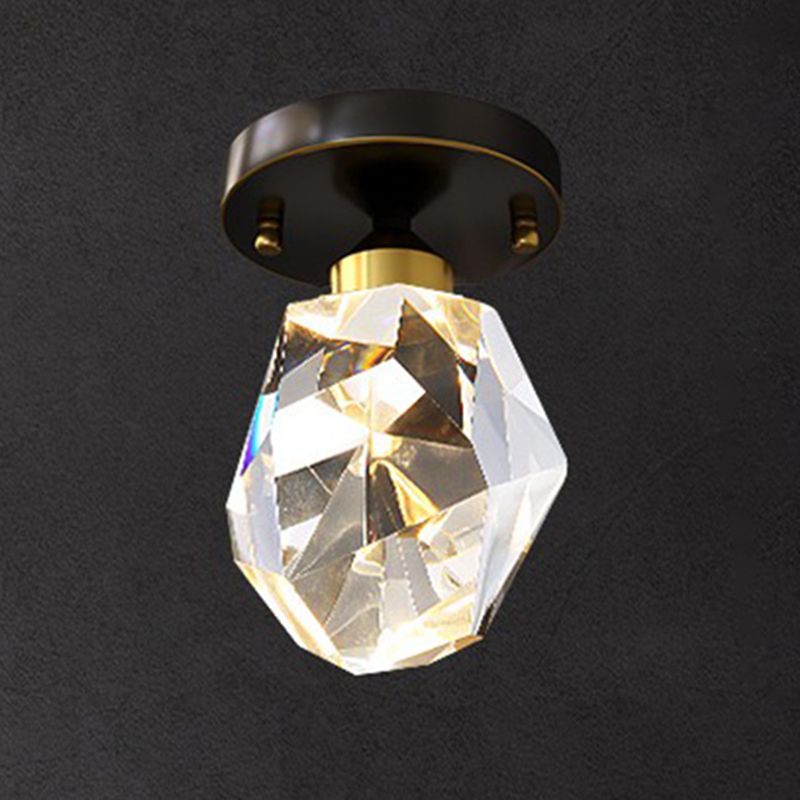 Plafoniera da soffitto in cristallo con montaggio a incasso Plafoniere contemporanee