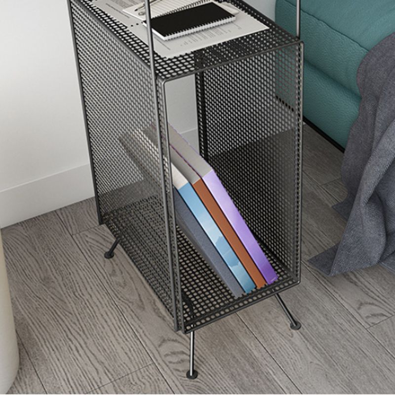 Mid-century Style Side End Table Metal 4 Legs Sofa Side Accent Table