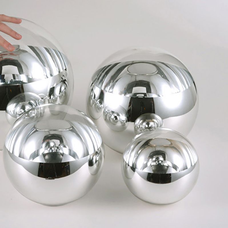 Bal hangende licht moderne stijl glas 1 licht spoeling hanglamp armaturen