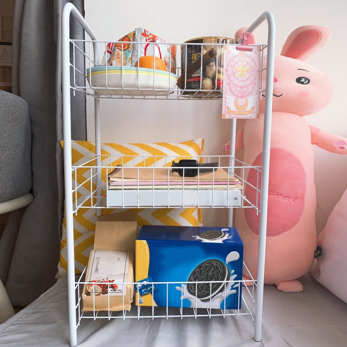 10.63"W Bookshelf Contemporary Style Bookcase for Home Study Room Office