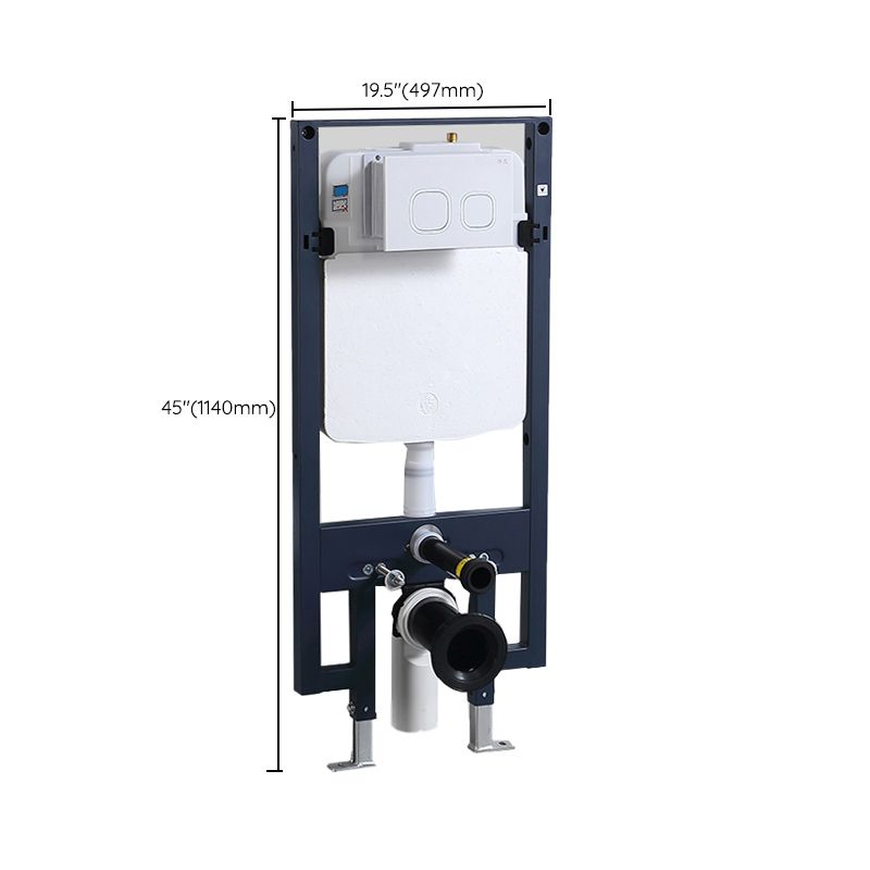 Modern Wall Mounted Flush Toilet White Toilet Bowl with Seat for Washroom