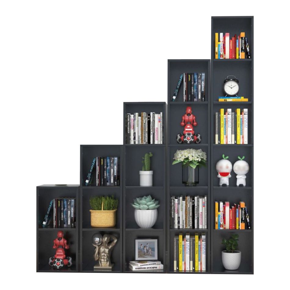 11.81"W Bookshelf Closed Back Contemporary Style Bookcase for Home Office