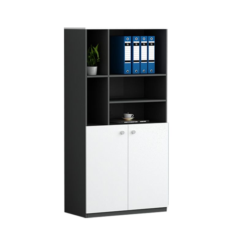 Modern File Cabinet Wood Vertical Home or Office Storage Shelves File Cabinet