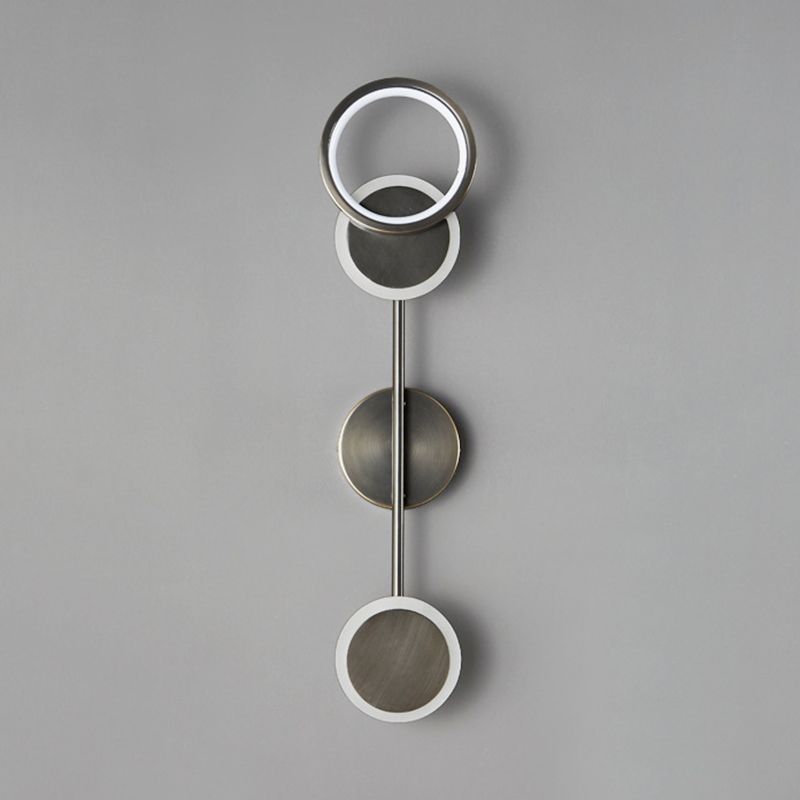 Multiple-Light Geometric Wall Sconce Lighting Modern Metal Wall Sconces