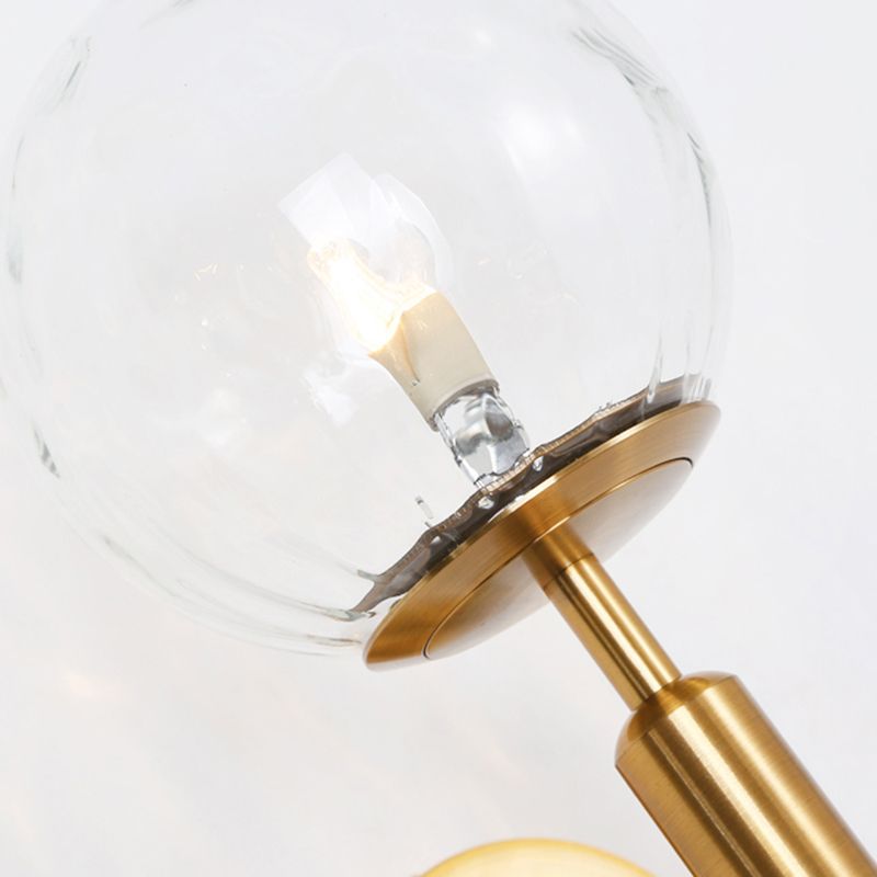 Lumière de boue en verre moderne Lumière Sconte Créative Creative Wall Lightture pour chambre à coucher