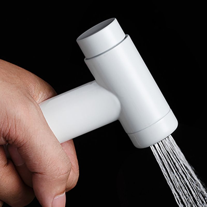 White Shower Set Digital Display Piano Keys Storage Shower Set Bathroom