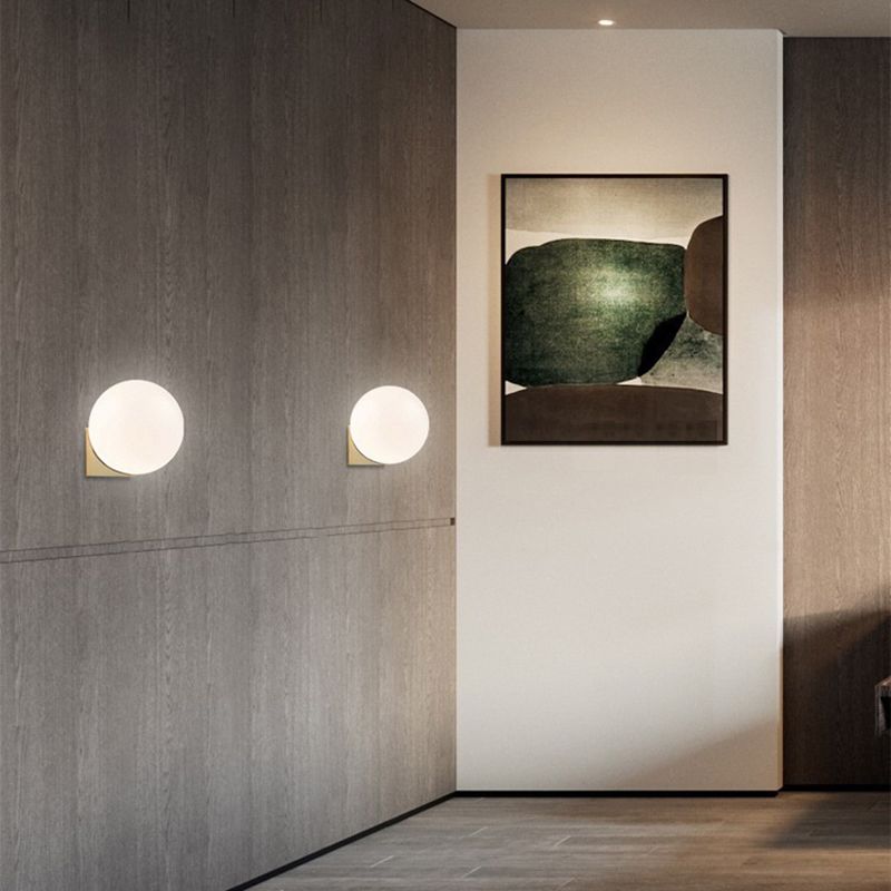 Simple Shape Wall Light Fixture Modern Glass Wall Light Fixtures