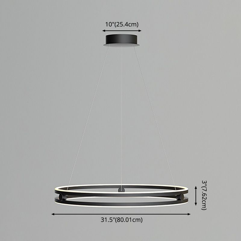 Contemporary Style Acrylic LED Pendant Light for Living Room Dining Room