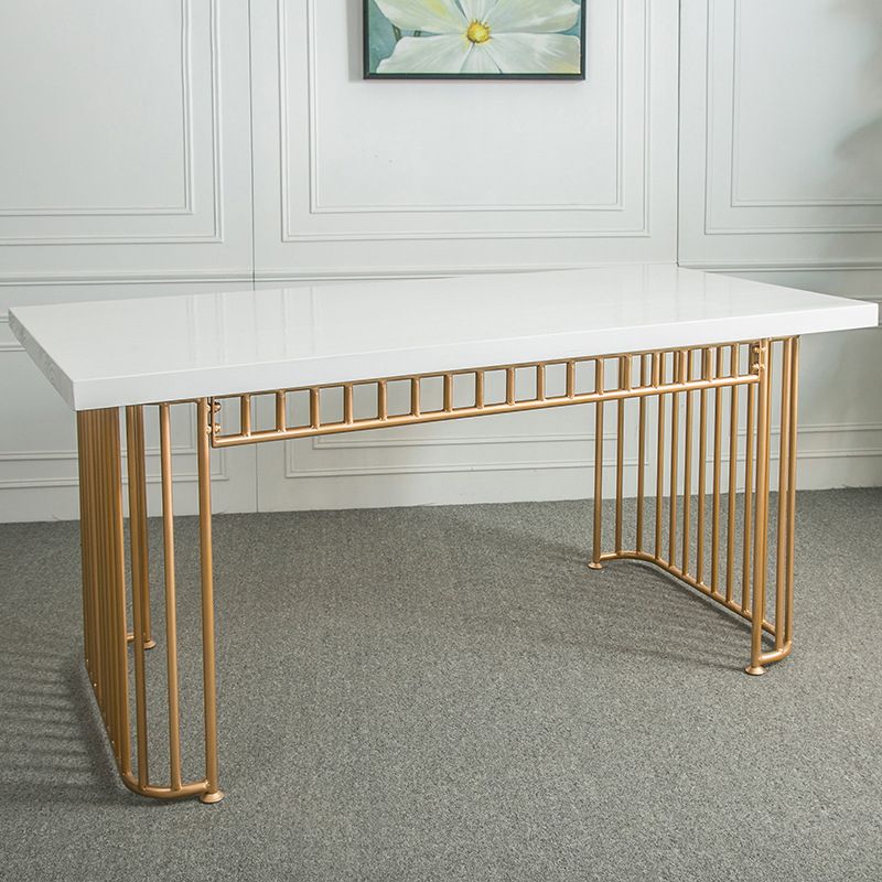 1/2/5 Pieces Modern Dinette Set White Wood Top Dining Table Set for Kitchen