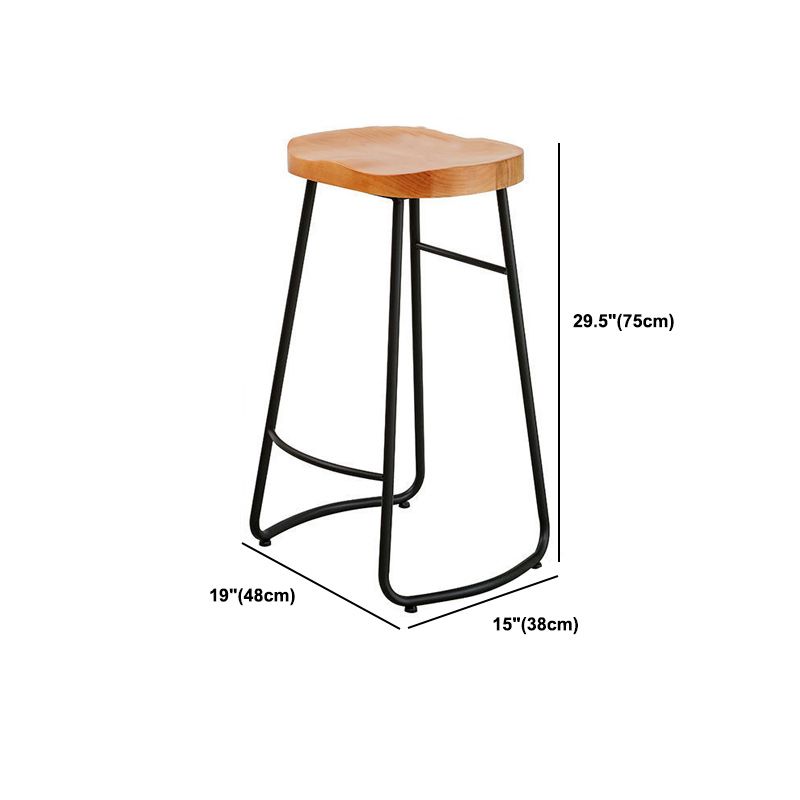 Modern Style Bar Table Set 1/2/5 Pieces Rectangle Bar Table with High Wood Stools